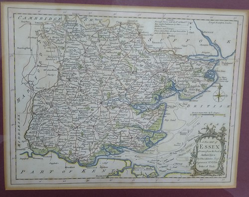 Lot 655 - Two 18th century hand coloured engraved maps:...