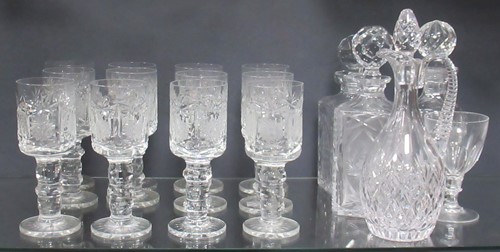 Lot 156 - A quantity of drinking glasses to include a...