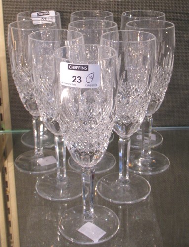 Lot 23 - A set of ten Waterford Crystal Colleen...