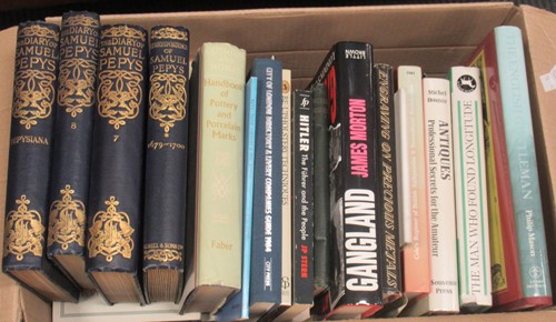 Lot 313 - Books on antique clocks, watches, railways,...