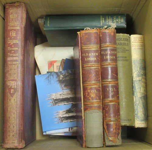 Lot 216 - Books: history, guide books including churches,...