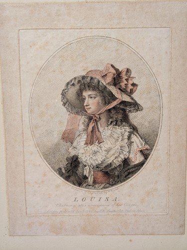 Lot 600 - Engraving after W Ward 'Louisa' 'Charming also...