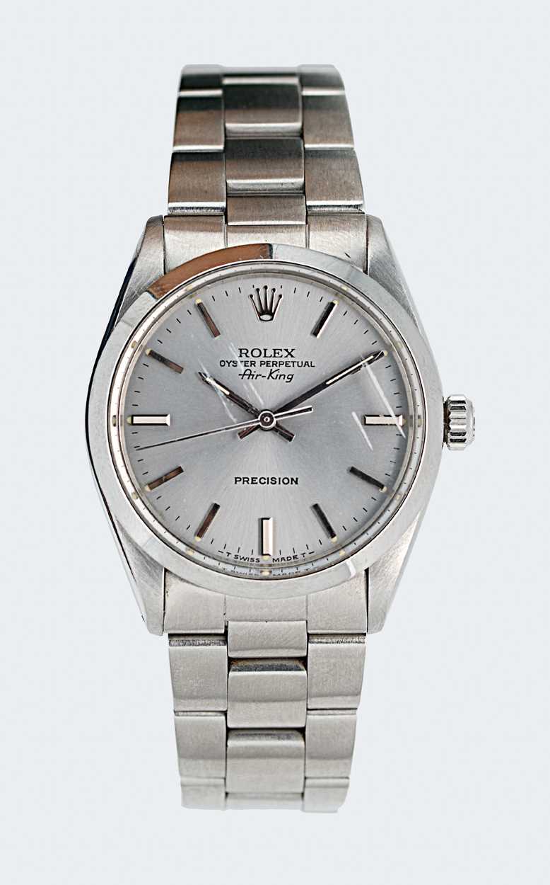 Lot 268 - Rolex - A steel 'Oyster Perpetual Air King Precision 34' wristwatch