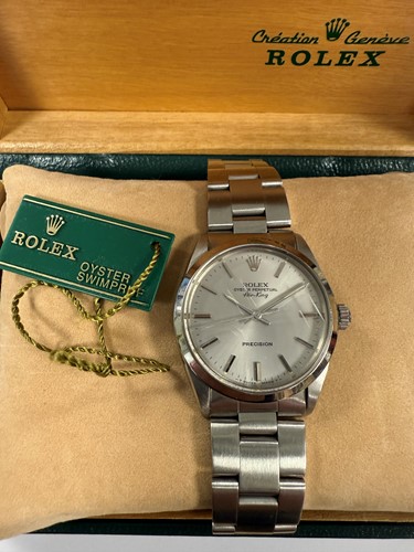 Lot 268 - Rolex - A steel 'Oyster Perpetual Air King Precision 34' wristwatch