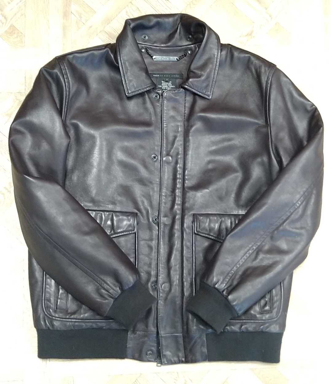 Lot 256 - Marc by Marc Jacobs - soft leather bomber...