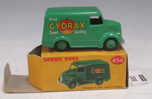 Lot 309 - A Dinky Toys 454 Trojan 15 CWT Van CYDRAX, in...