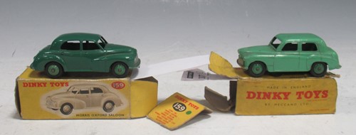 Lot 307 - Two Dinky Toys, a 159 Morris Oxford Saloon in...