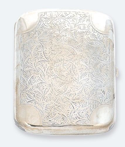 Lot 339 - A Victorian silver pocket cigar case