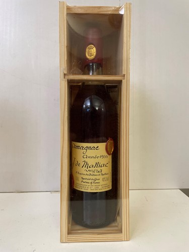 Lot 103 - J. de Malliac, Armagnac 1935