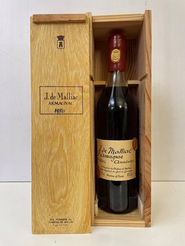 Lot 106 - J. de Malliac, Armagnac 1950