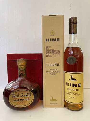 Lot 108 - Hine Triomphe Tres Vieille Grande Champagne cognac