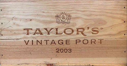 Lot 58 - Taylor's Vintage Port 2003