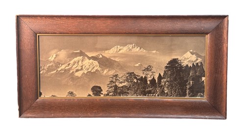 Lot 114 - A photograph - panoramic view of Mount Kanchenjunga, circa 1920