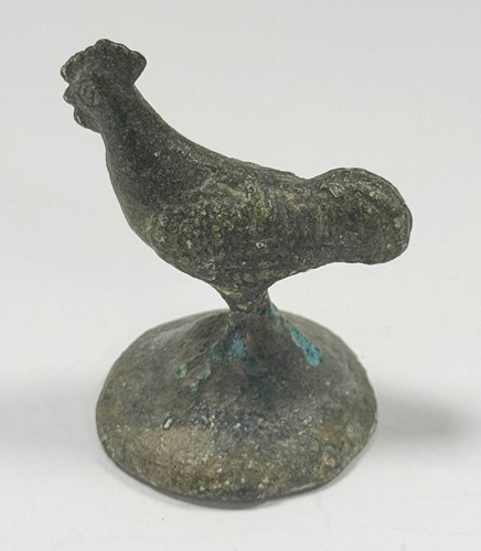 Lot 164 - Roman bronze cockerel