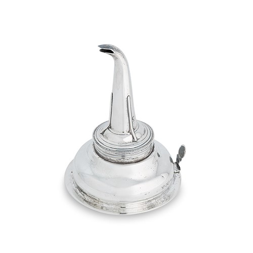 Lot 470 - A William IV silver wine funnel