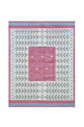 Lot 455 - A flatweave wool carpet of Scandinavian design, recent manufacture