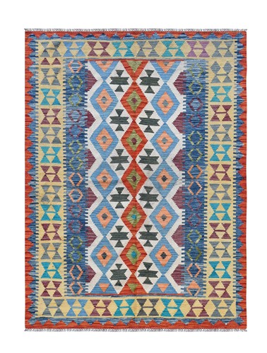 Lot 372 - An Anatolian style kilim, of recent manufacture