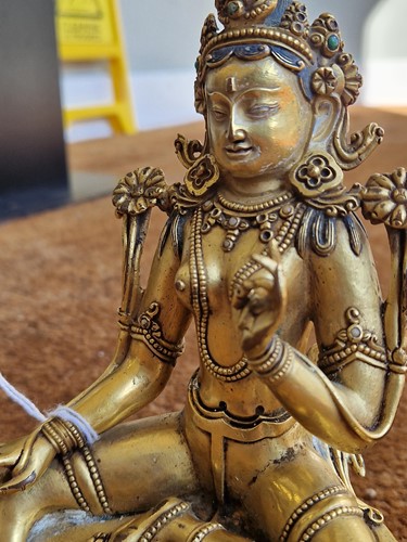 Lot 71 - A Chinese figure of Tara, 20th century