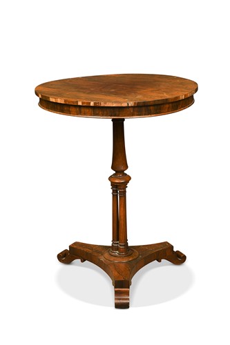 Lot 723 - A rosewood occasional table, 19th century