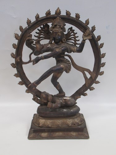 Lot 146 - A bronze model of Shiva Natraja