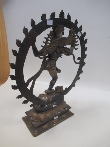 Lot 146 - A bronze model of Shiva Natraja