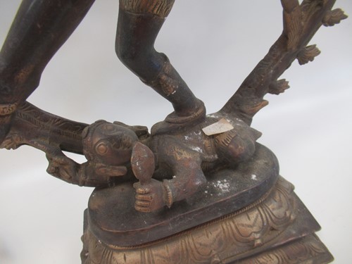 Lot 146 - A bronze model of Shiva Natraja