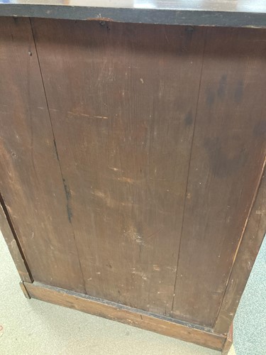 Lot 607 - A William IV rosewood and stained pine dwarf bookcase