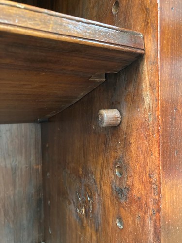 Lot 607 - A William IV rosewood and stained pine dwarf bookcase