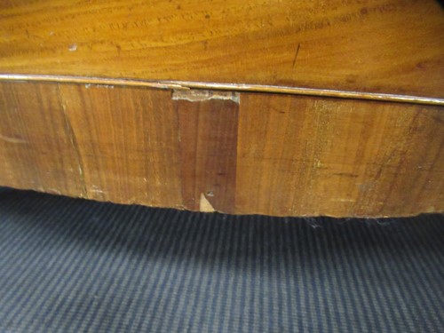 Lot 669 - A Regency mahogany bow front chest of drawers,...