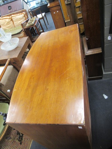 Lot 669 - A Regency mahogany bow front chest of drawers,...
