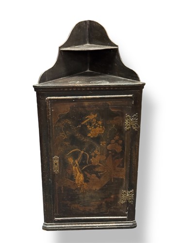 Lot 560 - 18th century and later, an ebonised corner...