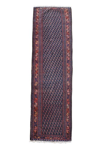 Lot 636 - A Persian boteh runner, circa 1900