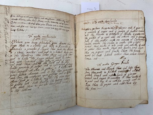 Lot 339 - A 17th century manuscript recipe and remedy book