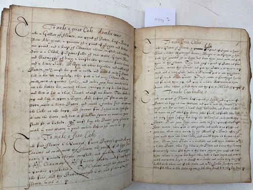 Lot 339 - A 17th century manuscript recipe and remedy book