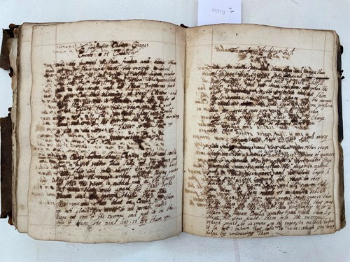 Lot 339 - A 17th century manuscript recipe and remedy book