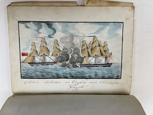 Lot 350 - SHINN (Henry; c.1813-41) A Ship's manuscript journal for HMS Caledonia, dated 1833