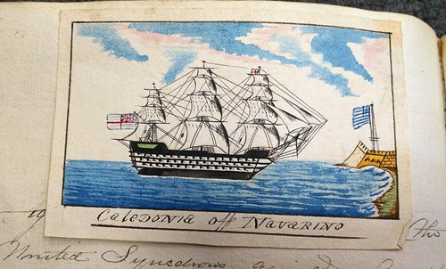 Lot 350 - SHINN (Henry; c.1813-41) A Ship's manuscript journal for HMS Caledonia, dated 1833