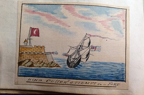 Lot 350 - SHINN (Henry; c.1813-41) A Ship's manuscript journal for HMS Caledonia, dated 1833