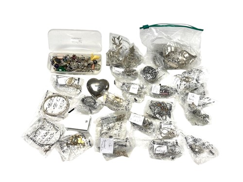Lot 263 - A large selection of silver and costume jewellery
