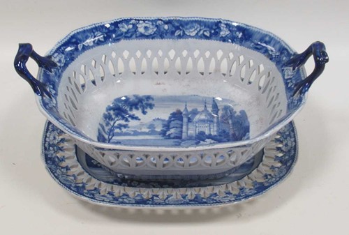Lot 213 - A Davenport two-handled pierced chestnut...