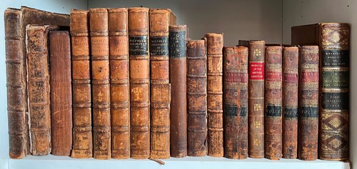 Lot 147 - Literature, 18th and 19th century, leather bound.