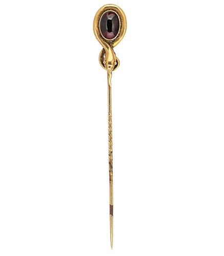 Lot 92 - A serpent stick pin