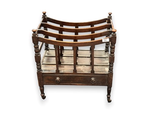 Lot 584 - A 19th century faux rosewood three division...