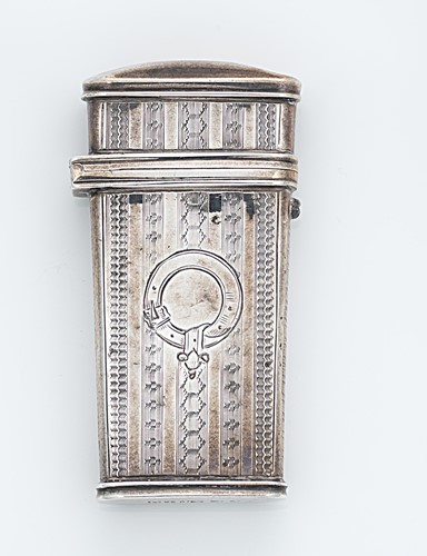 Lot 319 - A Victorian silver etui
