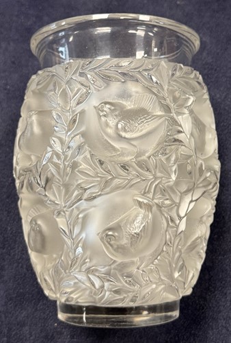 Lot 7 - Bagatelle, two Lalique glass vases