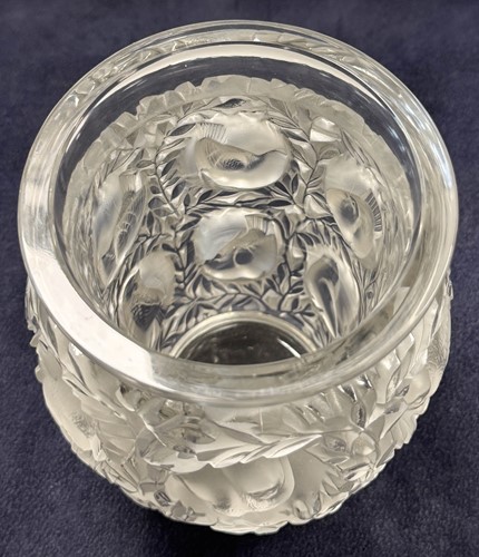 Lot 7 - Bagatelle, two Lalique glass vases