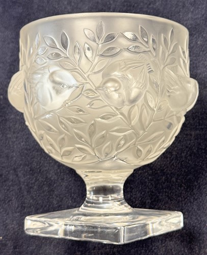 Lot 7 - Bagatelle, two Lalique glass vases