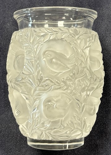 Lot 7 - Bagatelle, two Lalique glass vases