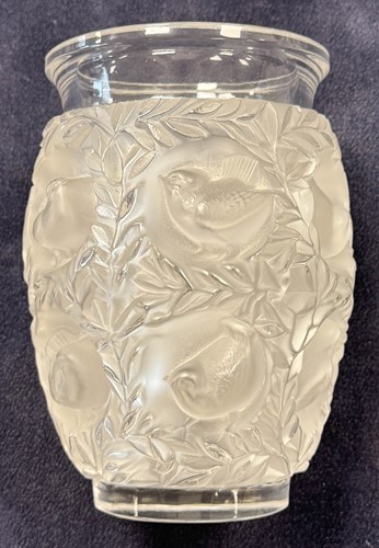 Lot 7 - Bagatelle, two Lalique glass vases