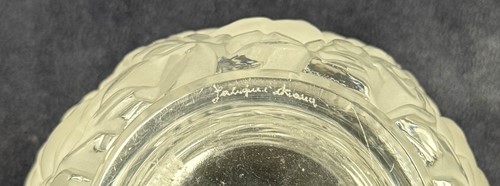 Lot 7 - Bagatelle, two Lalique glass vases